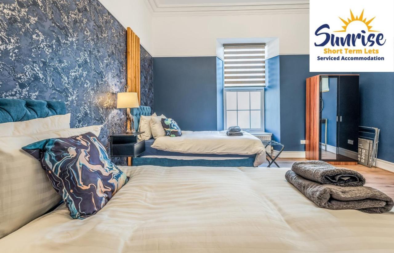 Presidential Apartment, Family Home, Luxury Bedrooms, 2 Rooms, 1 King Bed, 2 Single Beds, Free Wifi, Free Parking, Tourists, Business Travelers, Relocation, Beautiful River Views, - Long Stays, Invoice And Reduced Price Are Only Via Sunrise Short Let Dundee Exteriér fotografie