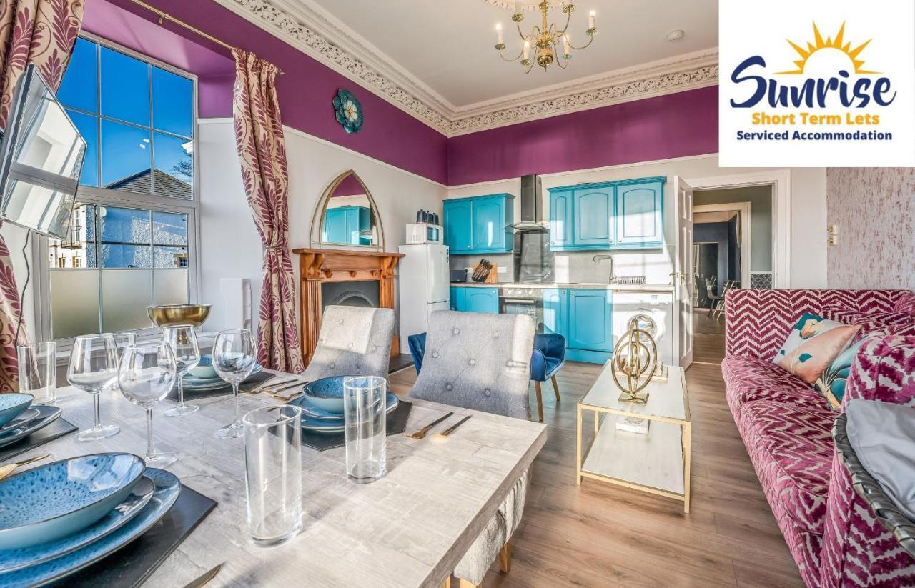 Presidential Apartment, Family Home, Luxury Bedrooms, 2 Rooms, 1 King Bed, 2 Single Beds, Free Wifi, Free Parking, Tourists, Business Travelers, Relocation, Beautiful River Views, - Long Stays, Invoice And Reduced Price Are Only Via Sunrise Short Let Dundee Exteriér fotografie