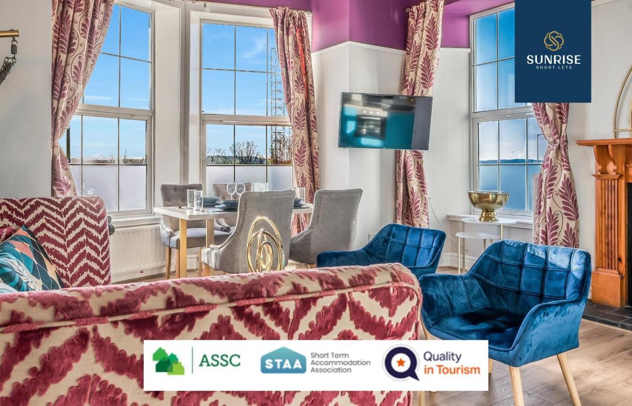 Presidential Apartment, Family Home, Luxury Bedrooms, 2 Rooms, 1 King Bed, 2 Single Beds, Free Wifi, Free Parking, Tourists, Business Travelers, Relocation, Beautiful River Views, - Long Stays, Invoice And Reduced Price Are Only Via Sunrise Short Let Dundee Exteriér fotografie