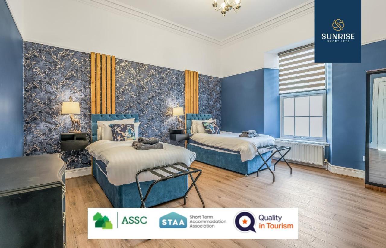 Presidential Apartment, Family Home, Luxury Bedrooms, 2 Rooms, 1 King Bed, 2 Single Beds, Free Wifi, Free Parking, Tourists, Business Travelers, Relocation, Beautiful River Views, - Long Stays, Invoice And Reduced Price Are Only Via Sunrise Short Let Dundee Exteriér fotografie